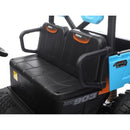 24V 4WD Blue Kids Golf Cart Ride-On with Remote Control, LED Lights, Sounds, and Two Seats