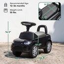 Black Land Rover Ride-On Car for Toddlers Aged 18-36 Months