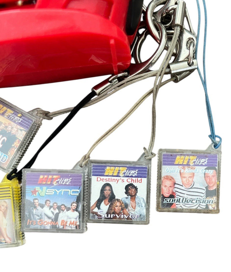 Y2K Novelty Hit Clips Boom Box Player with 5 Music Cartridges Tested and Working