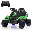 Electric UTV for Older Kids 12V Battery Powered Ride-On with Remote Control in Green