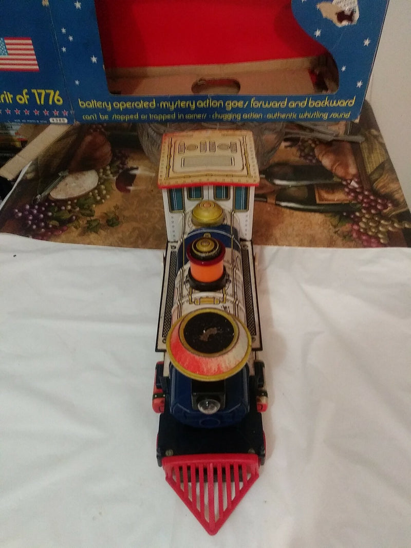 Spirit of 76 Battery Operated Train Engine with Original Box