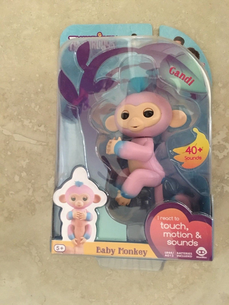 4 Styles Fingerlings Two-Tone Baby Monkey Interactive Toy