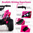 12V Electric Quad Bike for Kids with Music, Lights, USB Port, and Wireless Features