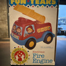 Megcos Press'n Go Fire Truck Toy for Preschoolers 6"