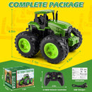 Radiant Farm Monster Trucks with Remote Control, 2.4 GHz, 6-in-1 Tractor Playsets