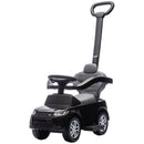 Dual Function Ride-On Push Car, Official Land Rover Discovery, Black