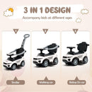 OLAKIDS 4-in-1 Ivory White Ride-On Push Car TQ10131WH