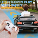 2.4G Wireless Remote Control Electric Car for Kids, White 12V Remote