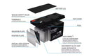12V 7AH SLA Battery for Audi R8 Children's Ride-On Car Model