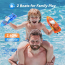 YEETFTC Kids Remote Control RC Boat for Pool, Lake, and Bathtub Fun H116