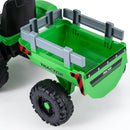Kids' 24V Electric Tractor with Removable Trailer, Remote Control, and Music
