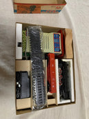 Nomura Rosko Vintage Tin Battery-Powered Train Set 0158 from 1960s Japan in Original Box