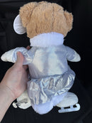 Animated Ice Skater Plush Teddy Bear from Winter Wonder Lane