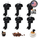 Set of 6 Enhanced Wind-Up Outboard Motor Coffee Mixers and Stirring Tools