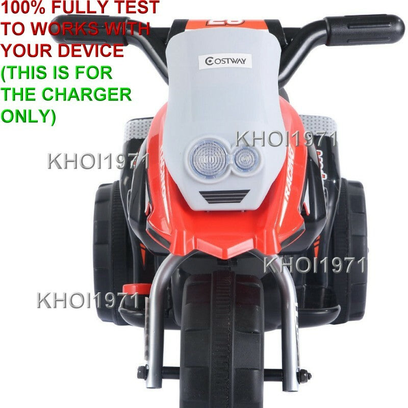 6V AC Charger Adapter for TY324110 3-Wheel Motorcycle Ride-On Toy