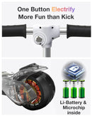 Elecorange Kids 3-Wheel Electric Scooter with Adjustable Height for Ages 3-12