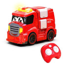 Interactive Red Fire Truck Toy with Lights for Toddlers 1-4 Years Old