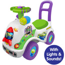 Kiddieland Space Adventure Buzz Ride-On for Toddlers 12-36 Months