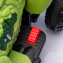 12V Dinosaur-Themed Kids ATV with Bluetooth, LED Lights, and Microphone