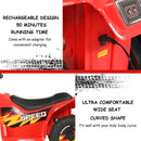 6V Electric Quad ATV Ride-On Toy for Toddlers - Red 4-Wheel Fun with Forward & Reverse