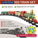 Interactive Electric Train Playset for Children 4-8 with Lights and Sounds