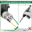 JUZUXI 24V Motor Gearbox Set for Children's Ride-On Vehicles, 2 Pack