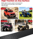 Set of 2 Enhanced Rubber Tires for Kids' Ride-On Vehicles