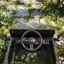 12V Green Land Rover Defender Electric Vehicle for Children Aged 3 and Up