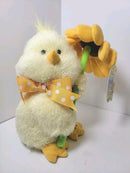 Charming 8" Animated Easter Chick Plush Toy Sings "I Can See Clearly"