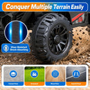 RJOVOLTER 12V Kids UTV Ride-On Vehicle with Remote Control and Swing Feature