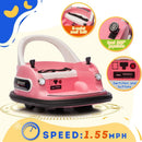 12V Electric Bumper Car for Toddlers - Kids Ride-On Toy with 360-Degree Spin