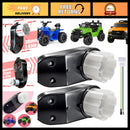 12V 16000RPM Mini DC Motor Gearbox Set for Children's Ride-On Vehicles, 2-Pack