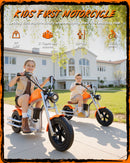 UL Approved Electric Mini Chopper Motorcycle for Kids 5-8 Years, 160W, 3 Speed
