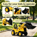 All-in-One Ride-On Bulldozer Digger and Tractor with Cart