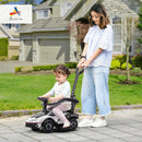 Lamborghini White 2-in-1 Ride-On Push Car for Kids Aged 1-3 Years