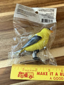 Clip-On Chirping Set of 2 Motion-Activated Singing Birds: Robin & Gold Finch