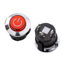 Set of 2 - 2.8cm Electric Motorcycle Power Switch for Kids' Riding Cars