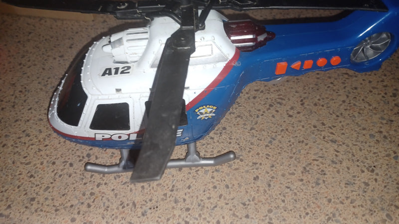 Working State Road Rippers Rush and Rescue Helicopter Toy with Batteries Included