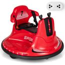 12V Red Kids Bumper Car with Dual Joystick Control and Remote