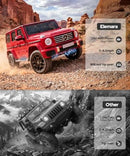 Mercedes Benz G-Class G500 SUV Ride-On Toy for Older Kids - 2 Seater, Red