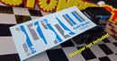 💦 WATERSLIDES Decals for Gen 2 Black Datsun Schaper Stomper 4x4 Truck