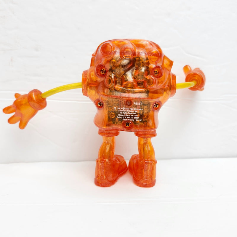 Vintage Orange Tiger Action Figure Toy with Working Features