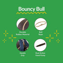 Rodeo Bouncy Bull Toy - Fun Ride-On Animal for Children Aged 3 and Up