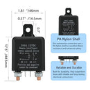 12V Remote Negative Battery Disconnect Switch with 200A Anti-Fault Protection
