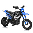 24V 250W Electric Dirt Bike for Kids with Music, Reaching Speeds of 14 MPH