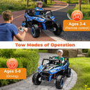 24V Electric 2-Seater Kids Ride-On Truck with Remote Control and 4WD