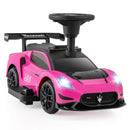 Maserati Licensed Kids Foot-to-Floor Push Car with Horn