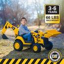 12V Kids Construction Backhoe Excavator with MP3 Functionality