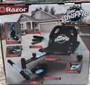 Razor Crazy Cart Shuffle Drifting Go-Kart for Kids with Adjustable Frame in Teal, Ages 4+
