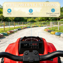 12V Red Children's ATV Ride-On with Music and Headlights